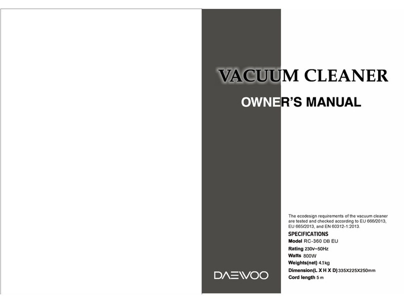 Daewoo RC-360 DB EU owner's manual