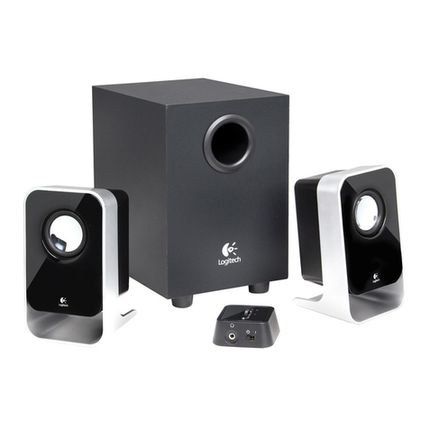 Logitech LS21 - 2.1-CH PC Multimedia Speaker Sys User manual Logitech LS21 - 2.1-CH PC Multimedia Speaker Sys User manual