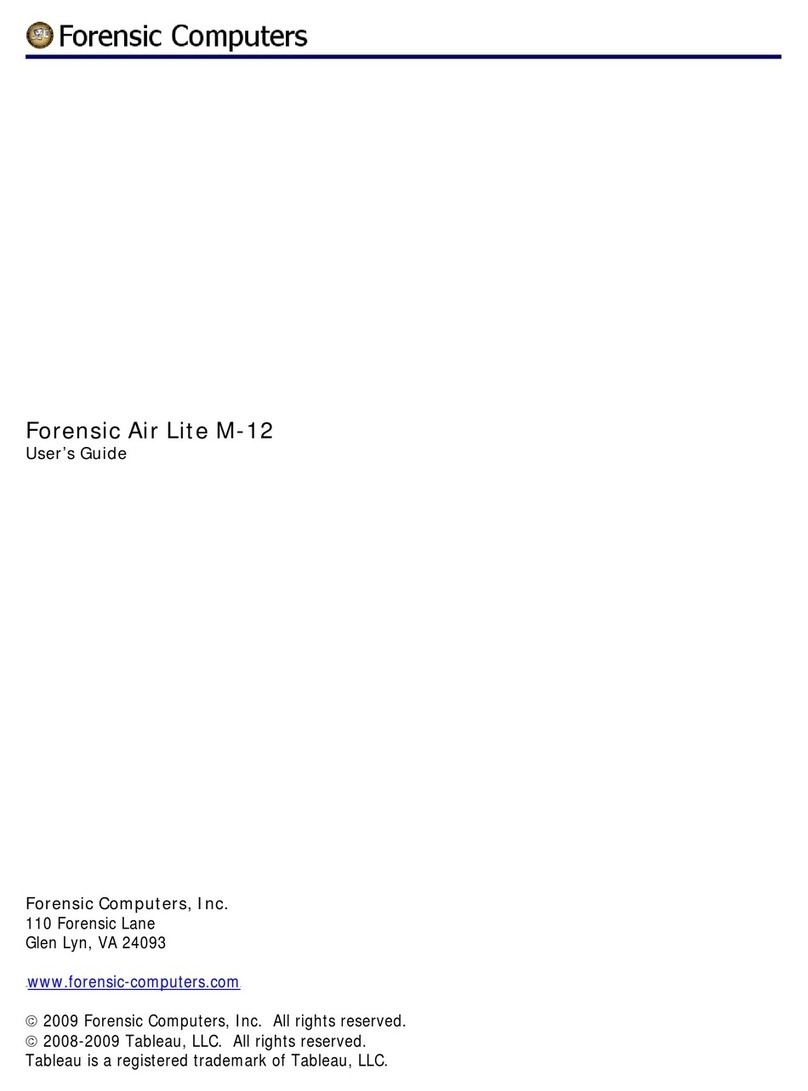 Forensic Air Lite M-12 user guide
