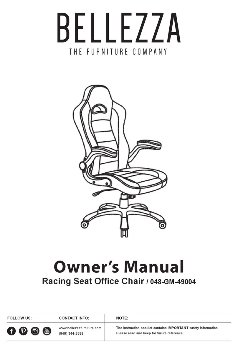 Bellezza 048-GM-49004 owner's manual