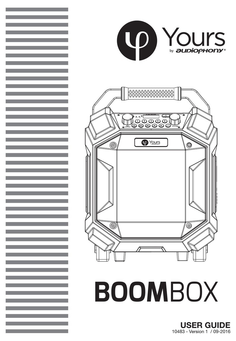 YOURS BOOMBOX user guide