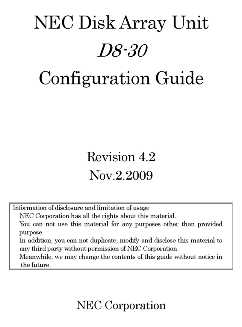 NEC D8-30 User manual
