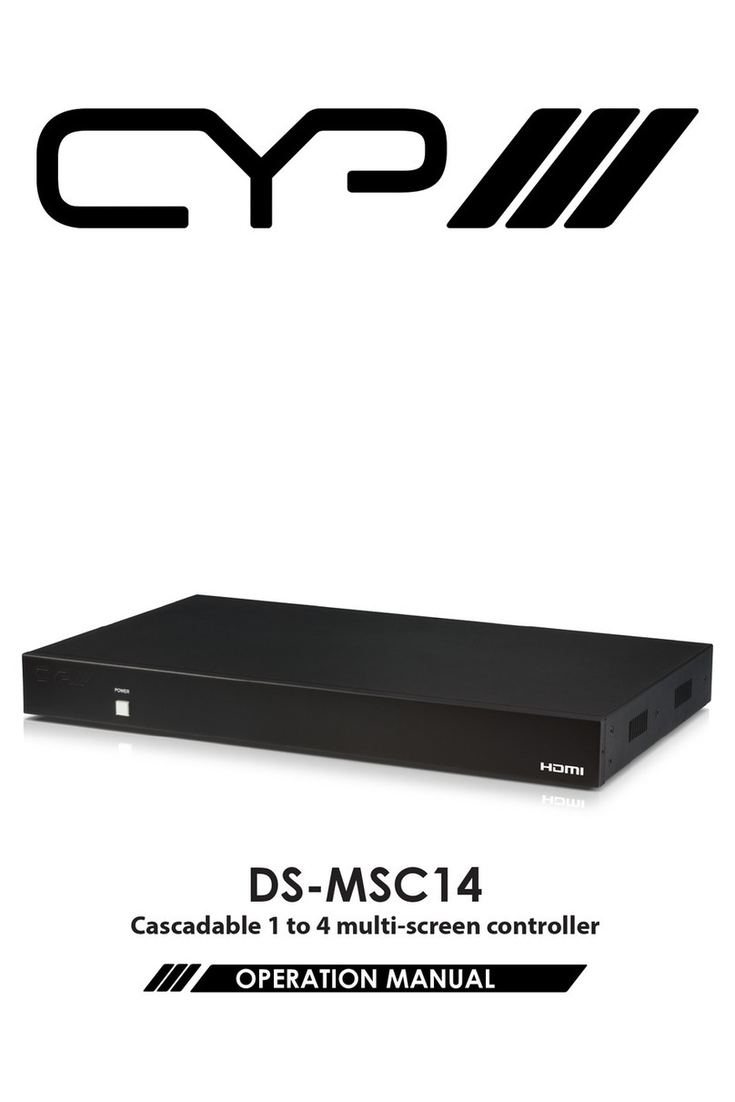 CYP DS-MSC14 Operation manual