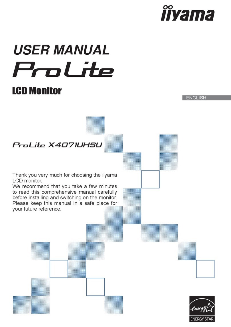 Iiyama PROLITE X4071UHSU User manual