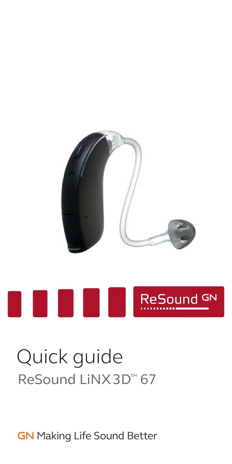 ReSound LiNX3D 67 User manual