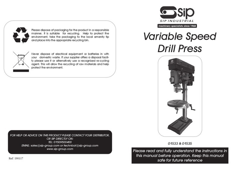 SIP 01533 User manual