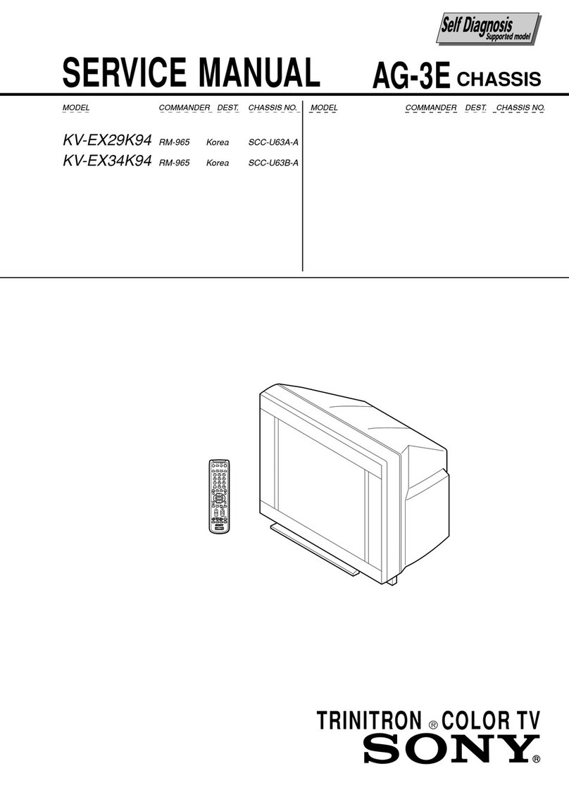 Sony TRINITRON KV-EX29K94 User manual