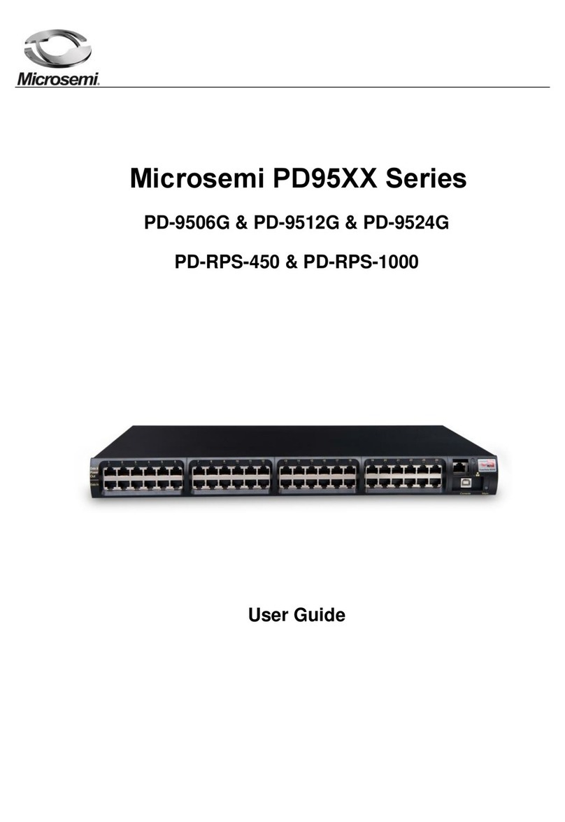 Microsemi PD-9506G User manual