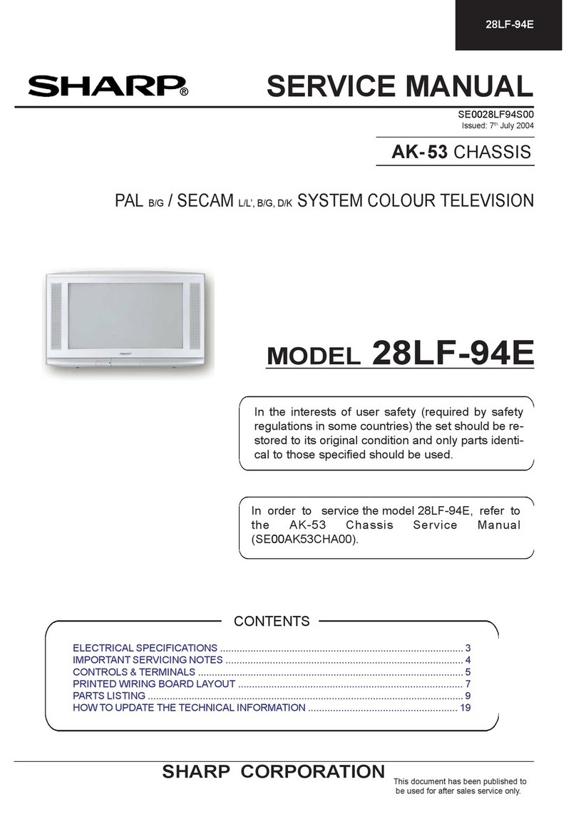 Sharp 28LF-94E User manual