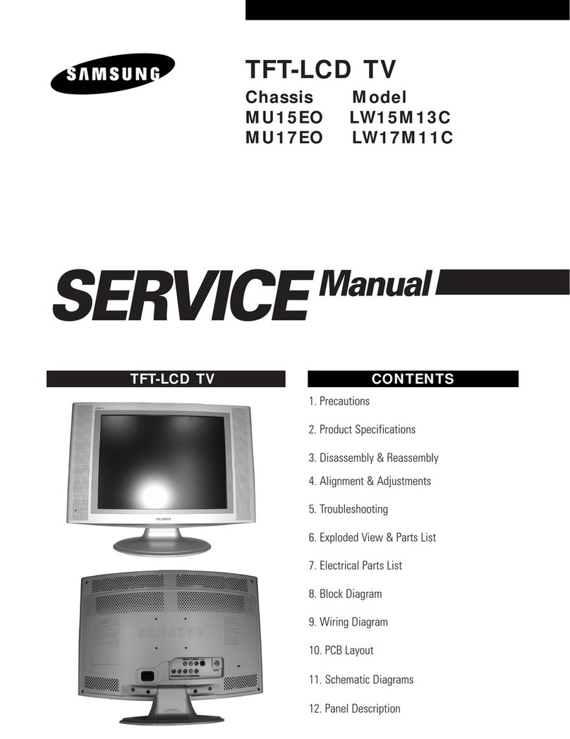 Samsung LW17M11C Service manual