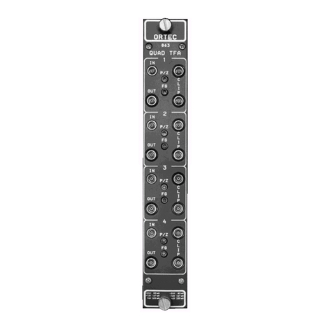 ORTEC 863 Service manual