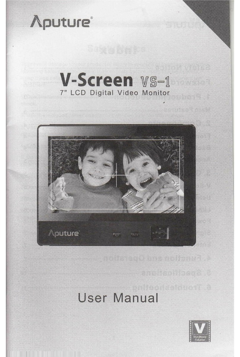 Aputure V-SCREEN VS-1 User manual