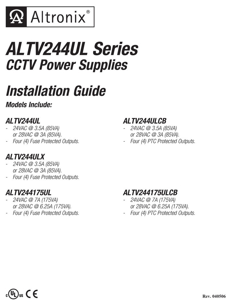 Altronix ALTV244UL installation guide