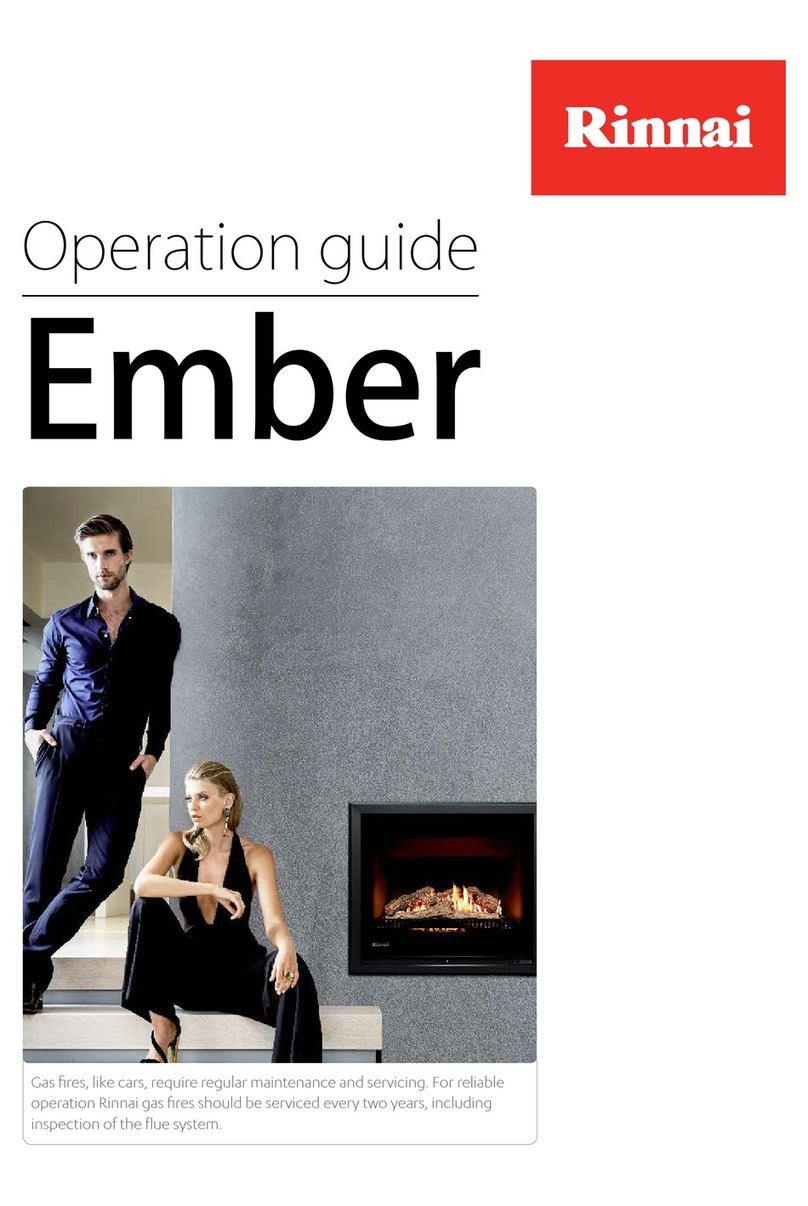 Rinnai Ember Series User manual Rinnai Ember Series User manual