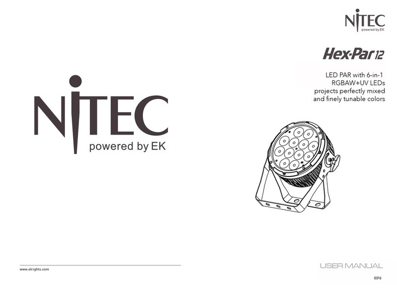 Nitec Hex-Par 12 user manual