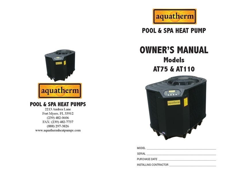 aquatherm AT75 owner's manual