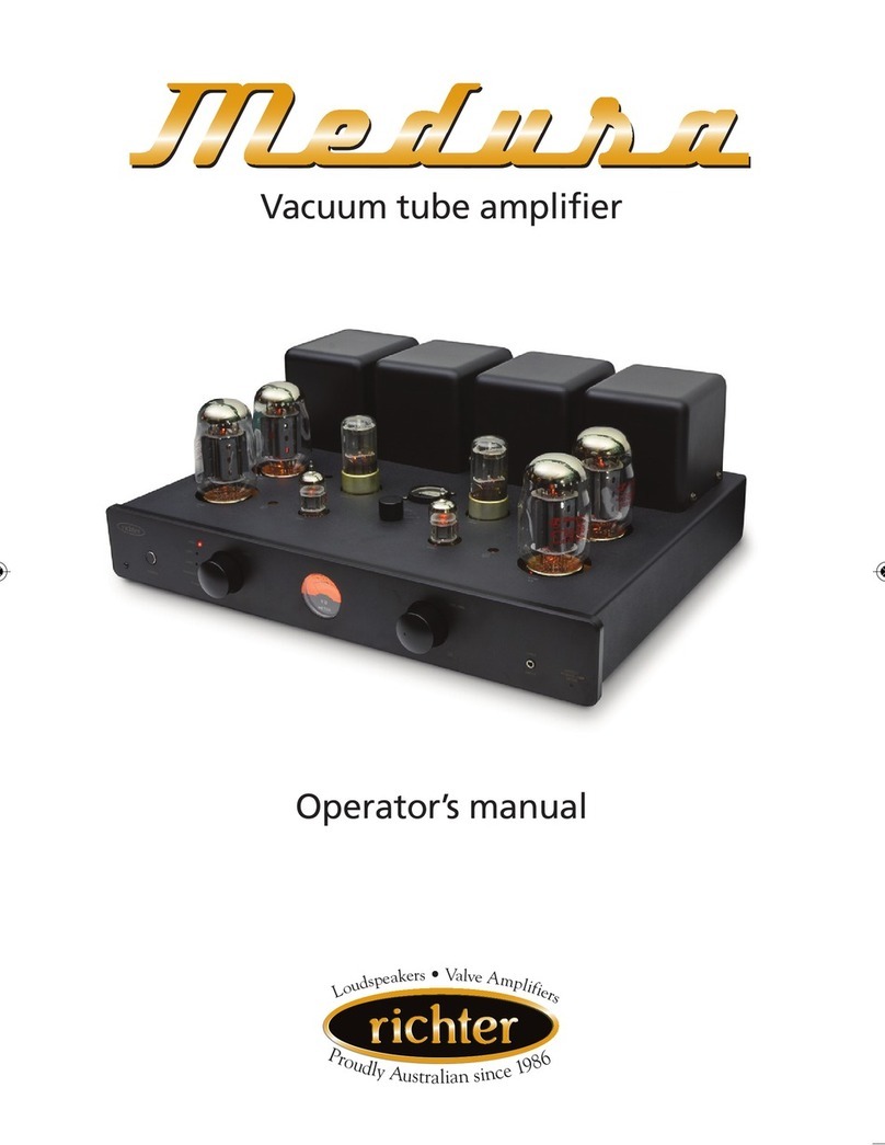 Richter medusa Operator's manual