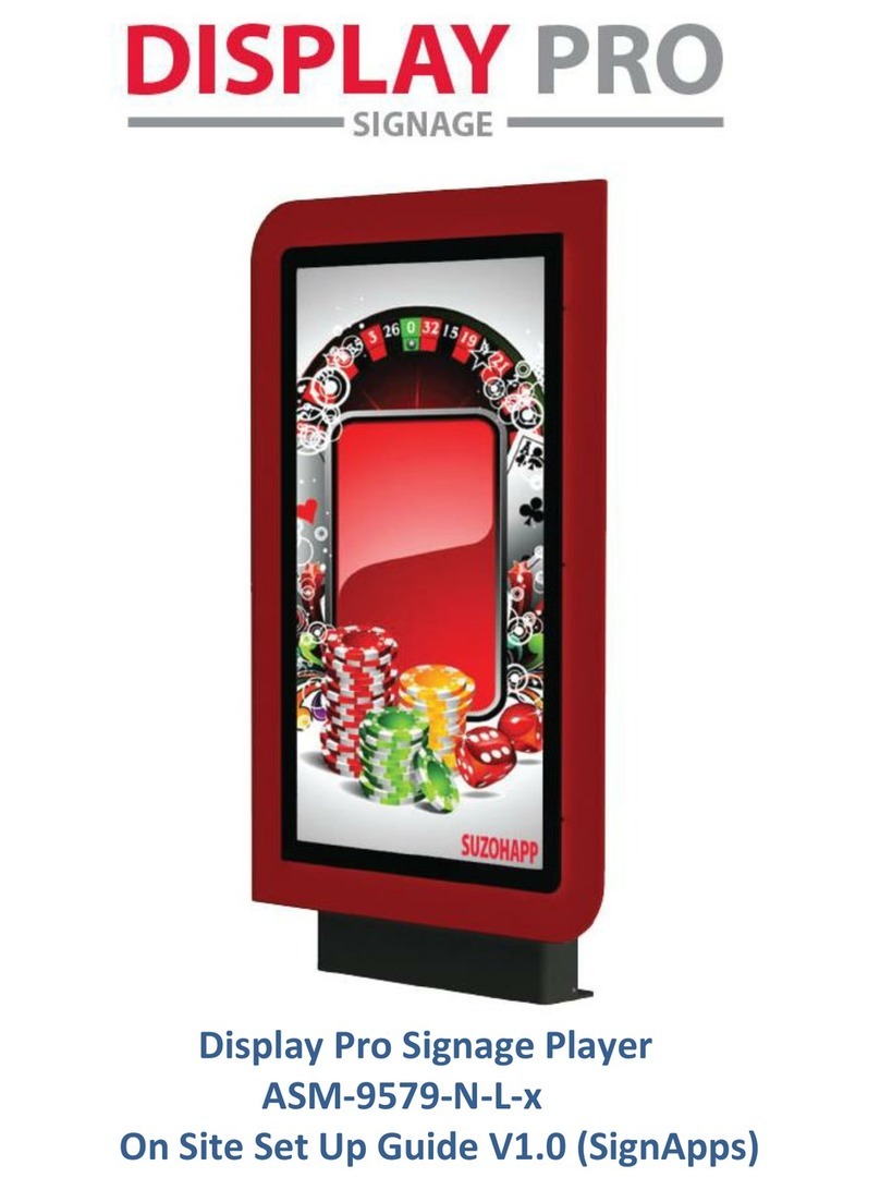 Display Pro ASM-9579-N-L SERIES Setup guide