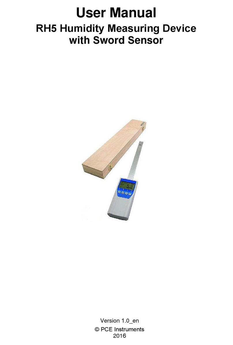 PCE Instruments RH5 User manual