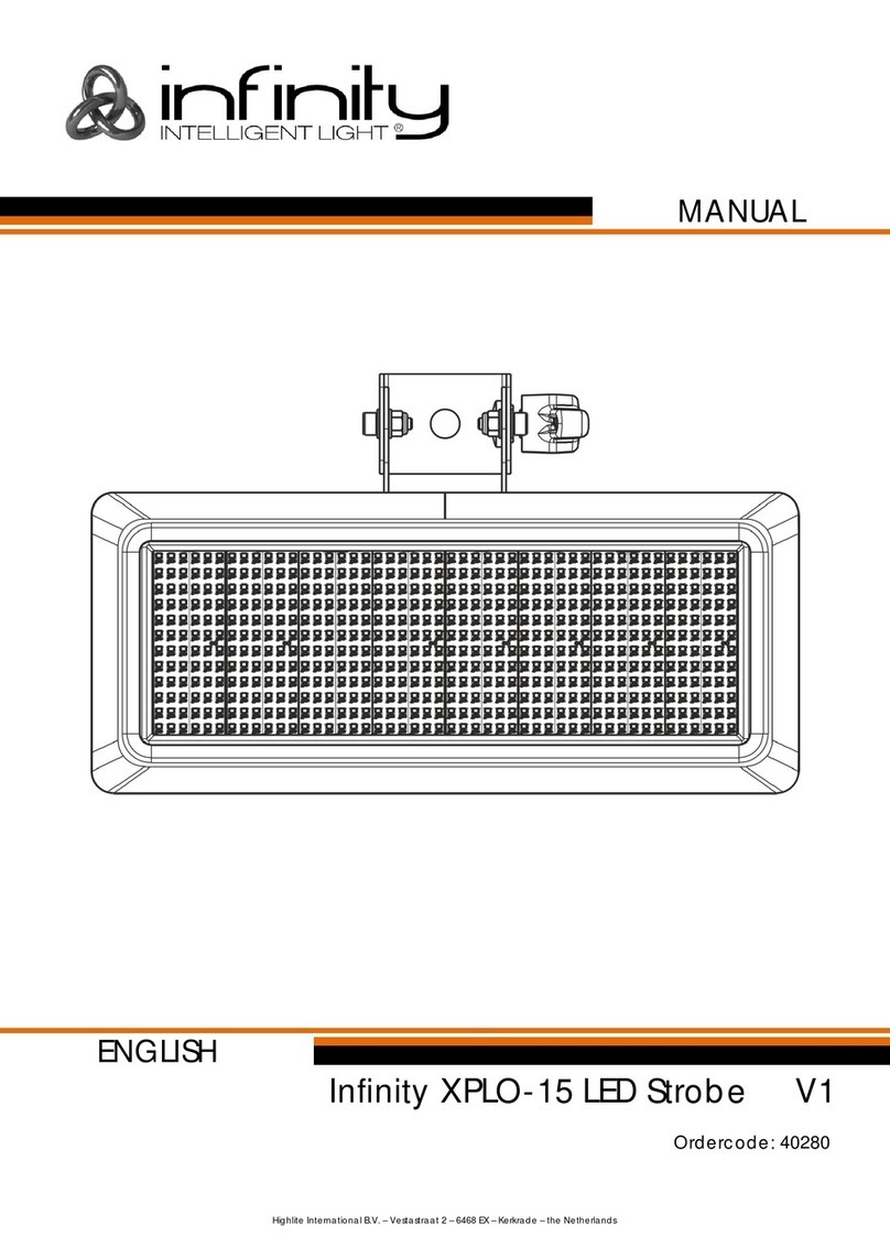 Infinity XPLO-15 user manual