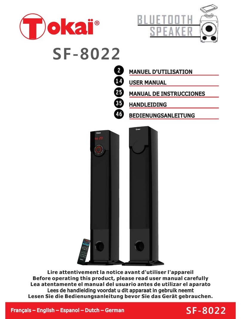 Tokai SF-8022 user manual