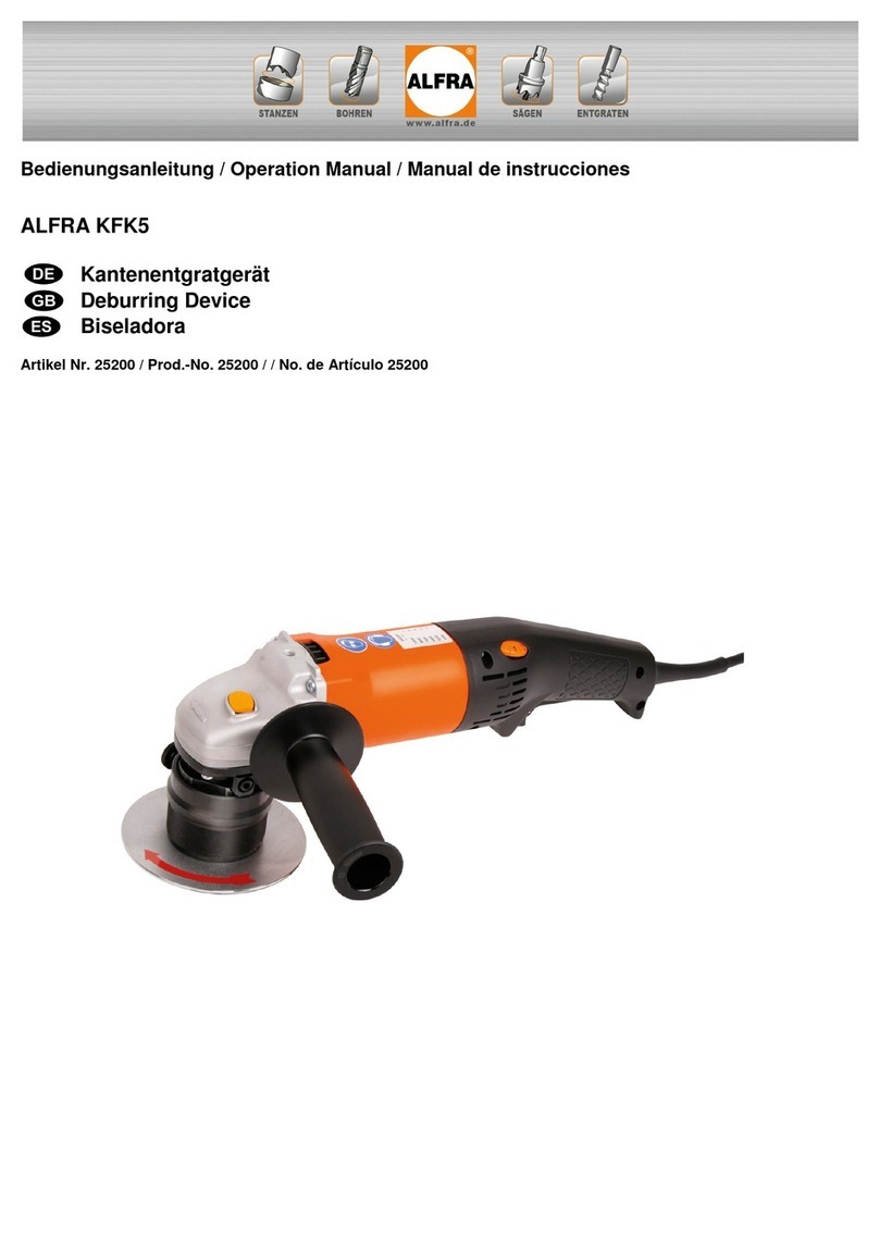 ALFRA KFK5 User manual