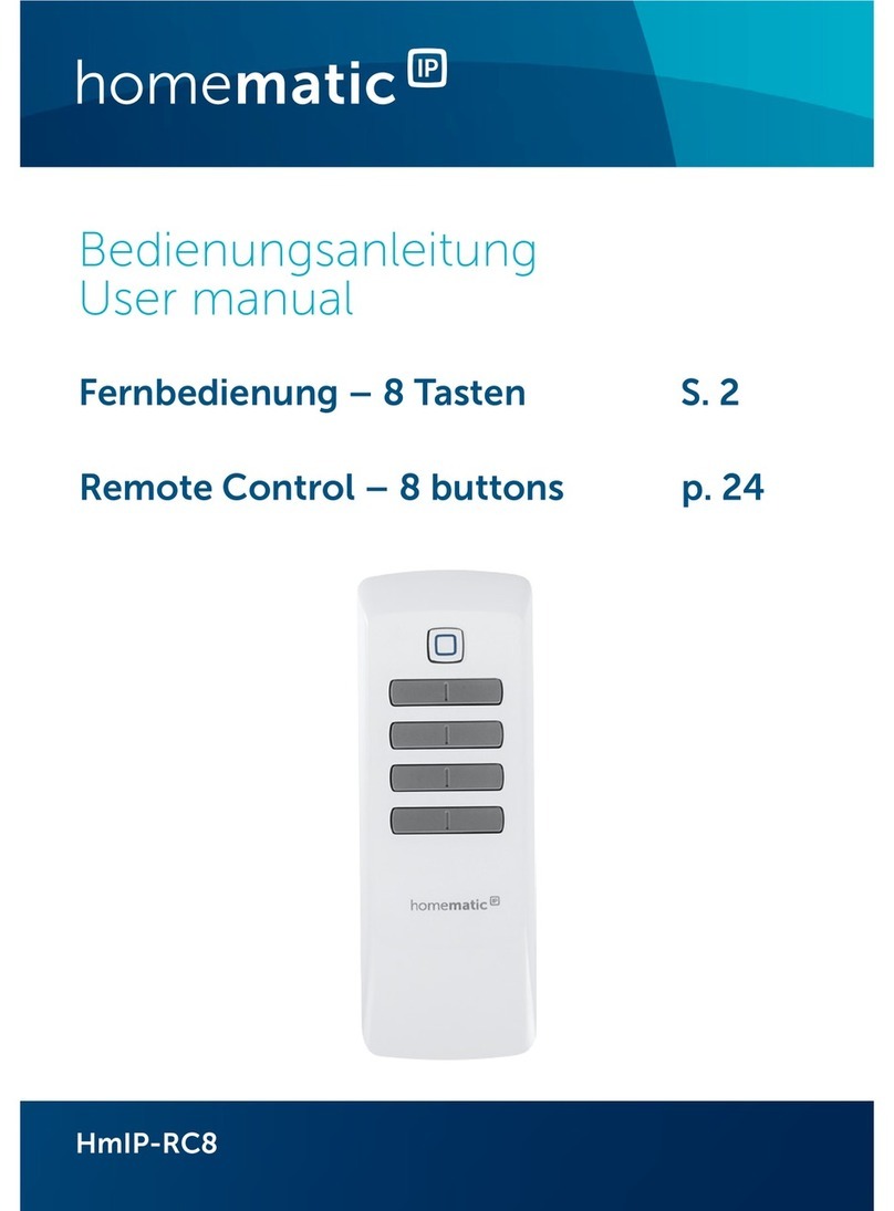 HomeMatic HmIP-RC8 user manual