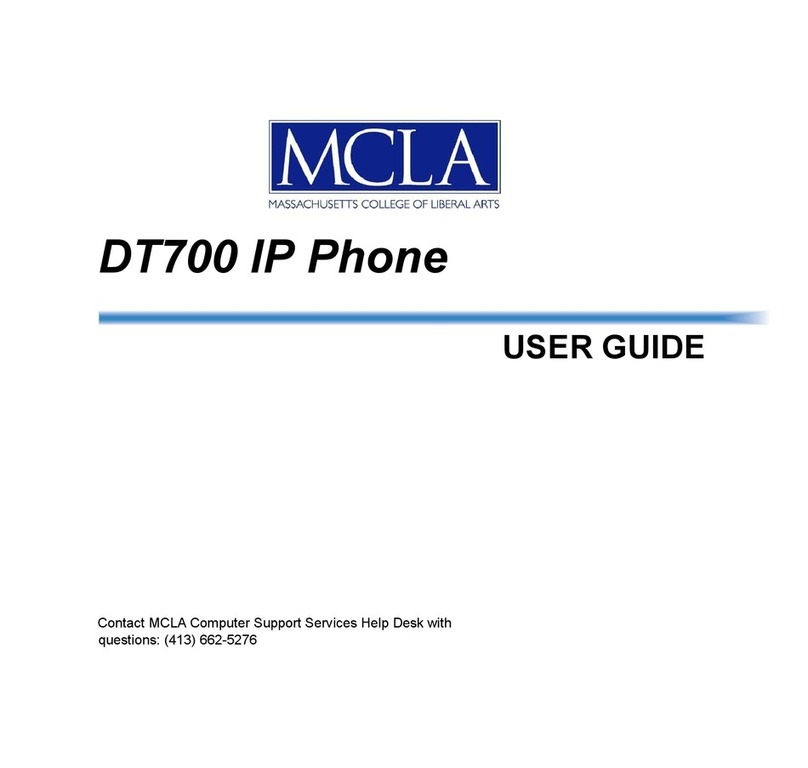 MCLA DT700 user guide