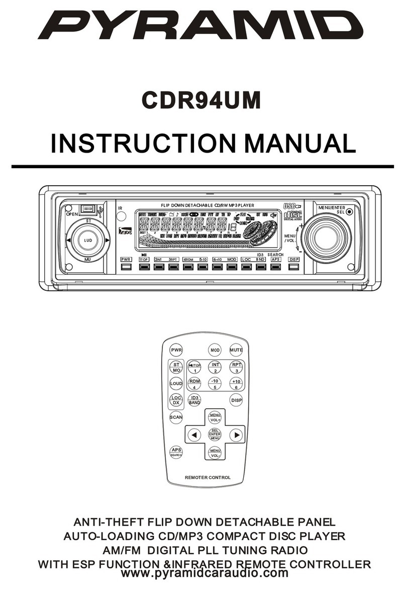 Pyramid CDR94UM User manual