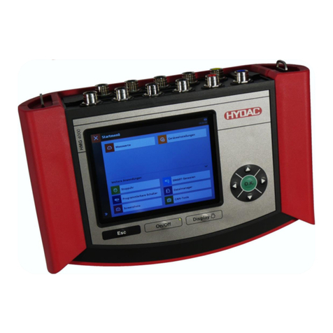 Hydac HMG 4000 operating manual