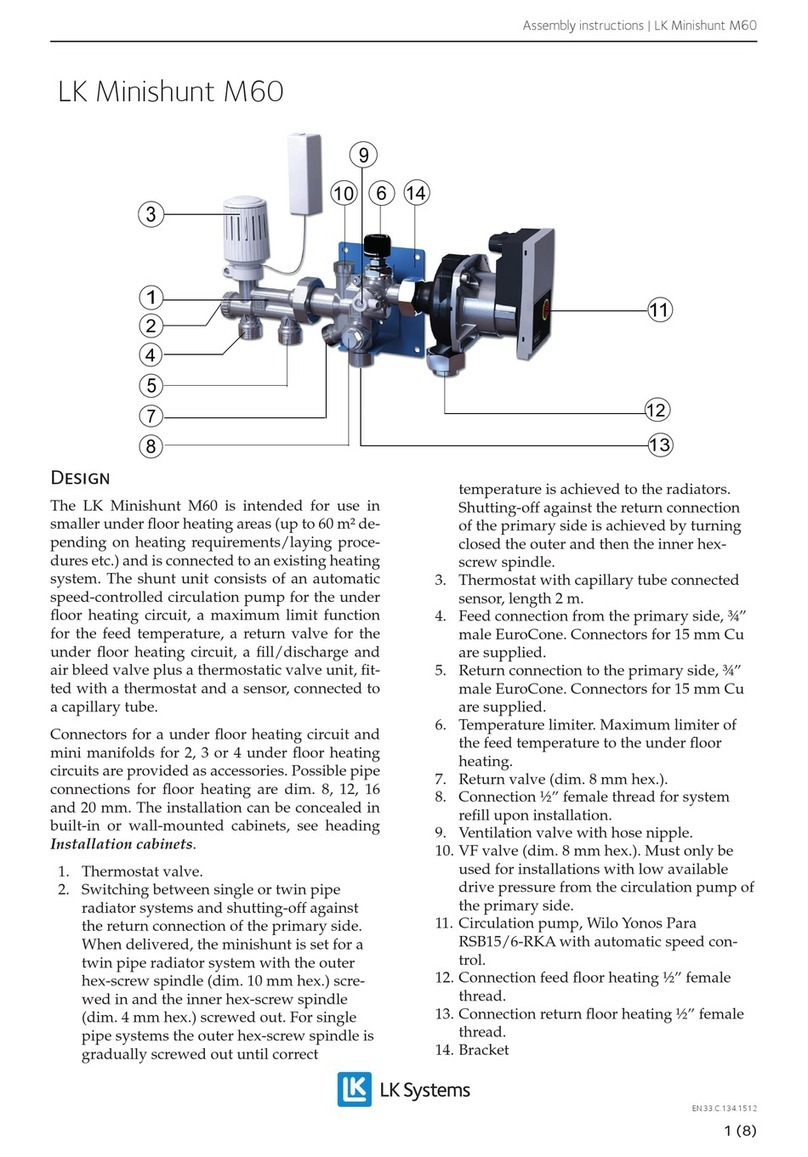 LK Systems Minishunt M60 Assembly instructions