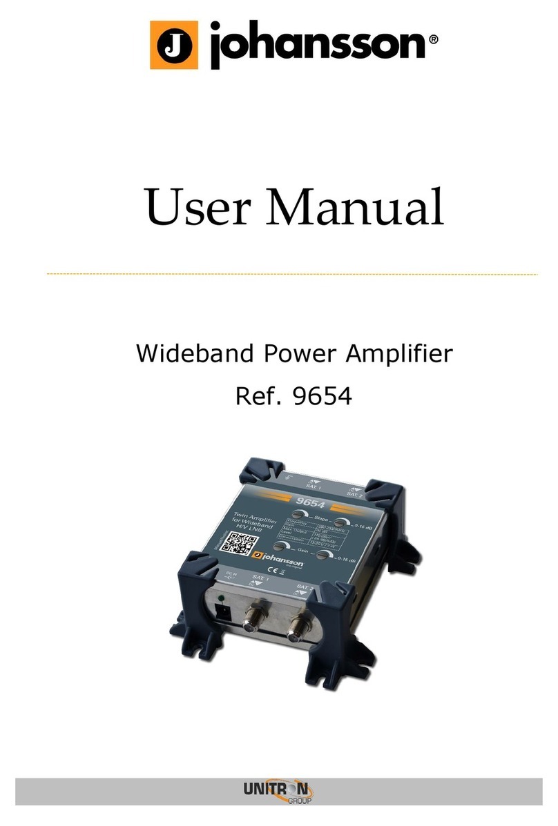 Johansson 9654 user manual