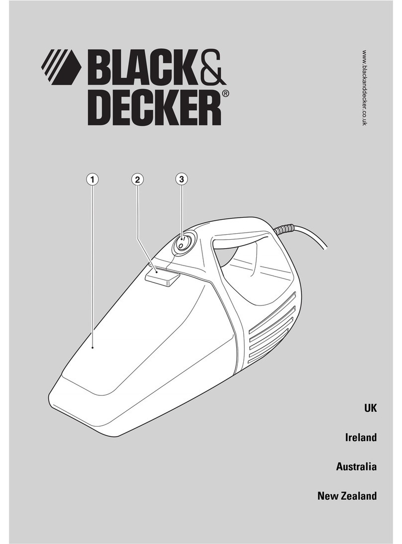 Black & Decker VH800 manual