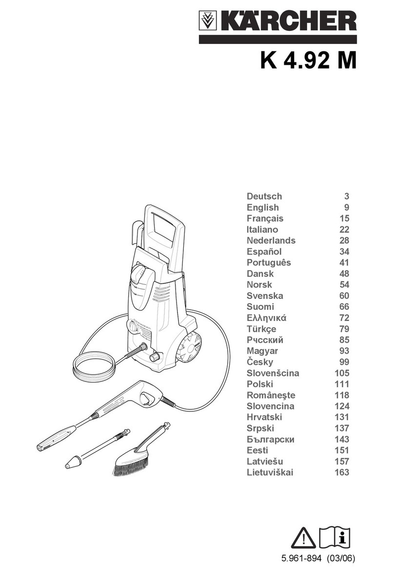Kärcher K 4.86 M User manual Kärcher K 4.86 M User manual