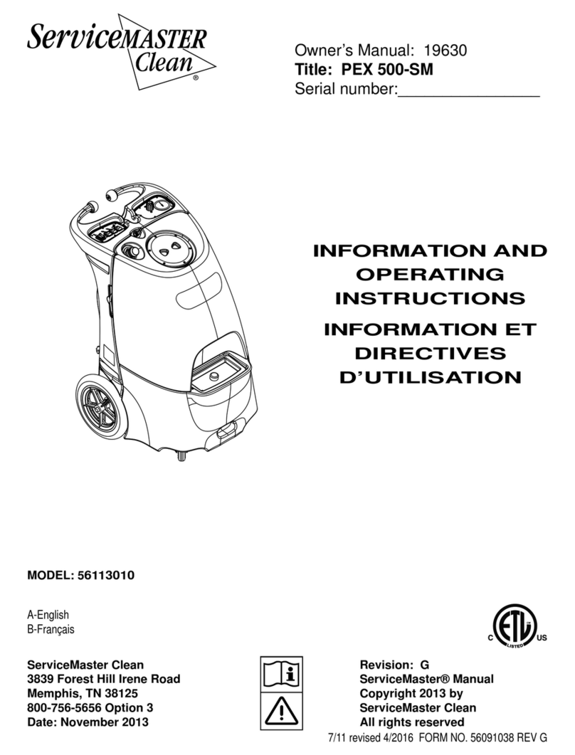 ServiceMaster 56113010 Information and operating instructions