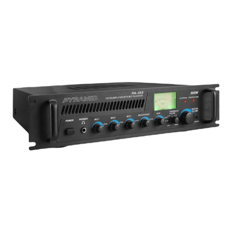 Pyramid Gold Series PA-305 user manual