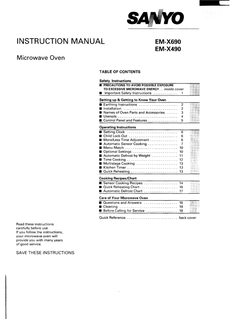 Sanyo EM-X690 User manual