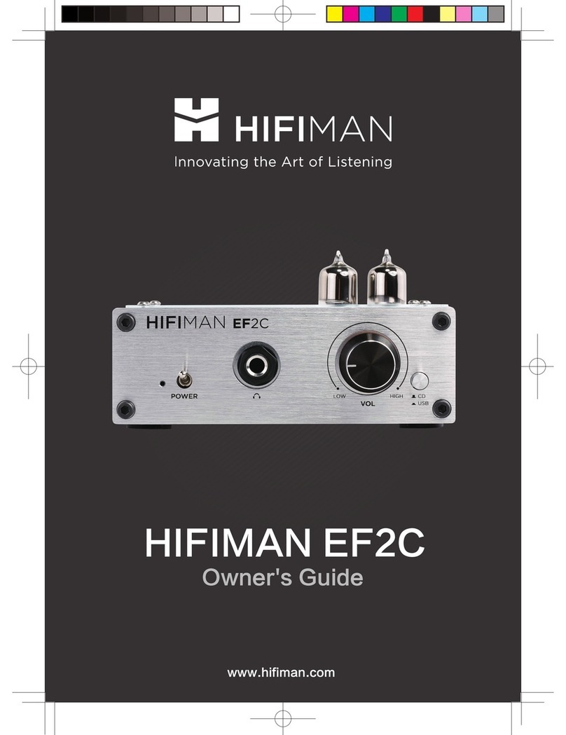 HiFiMAN EF2C User manual HiFiMAN EF2C User manual