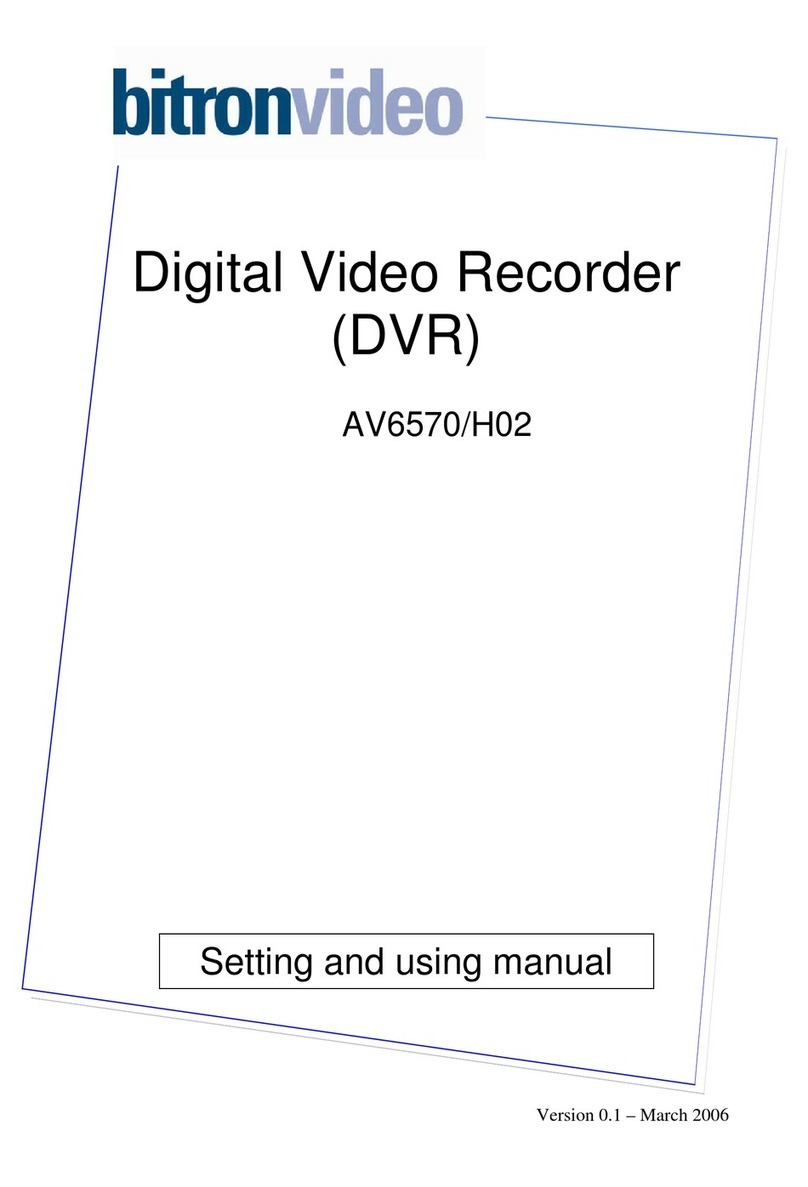 Bitron Video AV6570/H02 Setting and using manual Bitron Video AV6570/H02 Setting and using manual