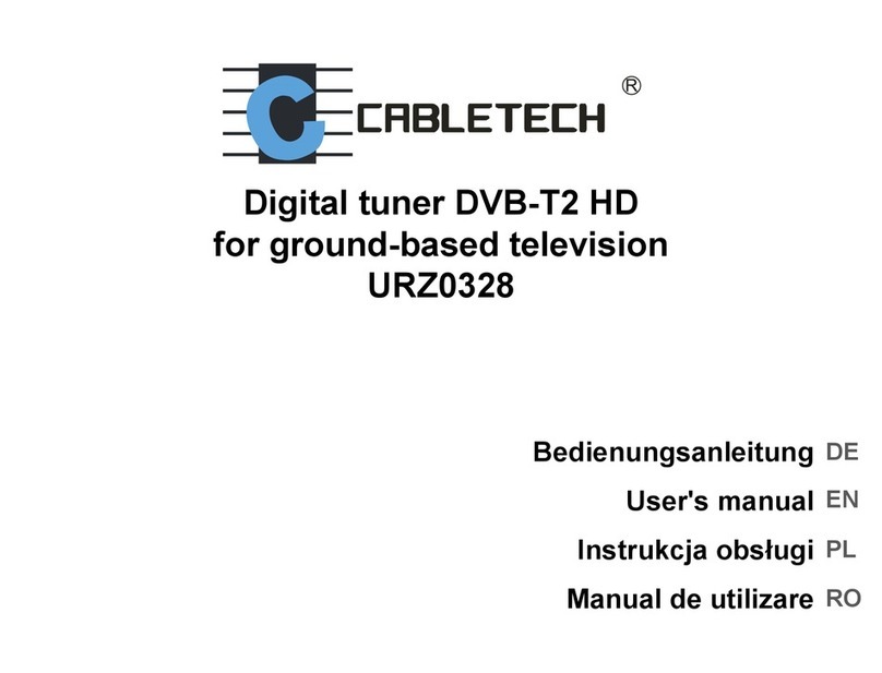 Cabletech URZ0328 User manual