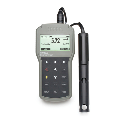 Hanna Instruments HI98193 User manual