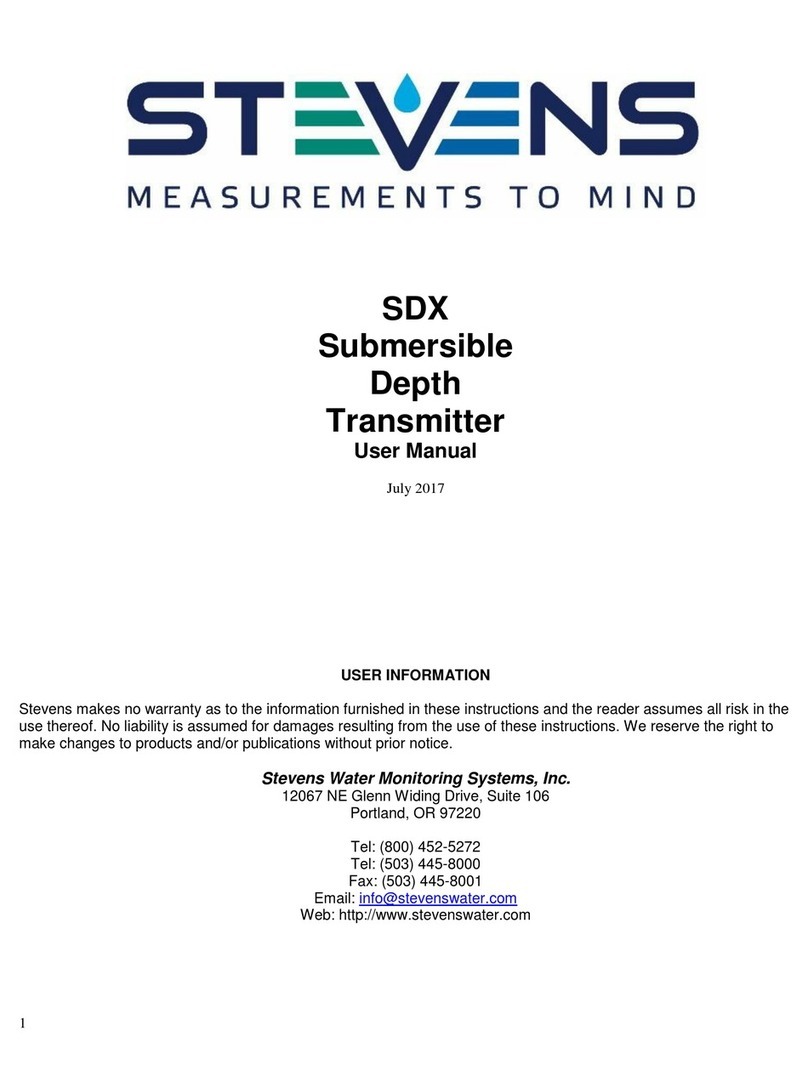 Stevens SDX User manual