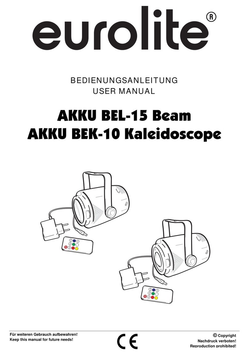 EuroLite AKKU BEL-15 Beam user manual
