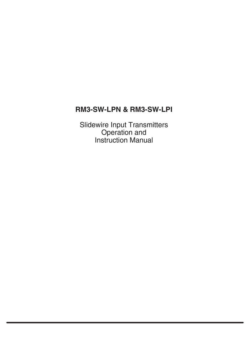 AMALGAMATED INSTRUMENT RM3-SW-LPN Guide