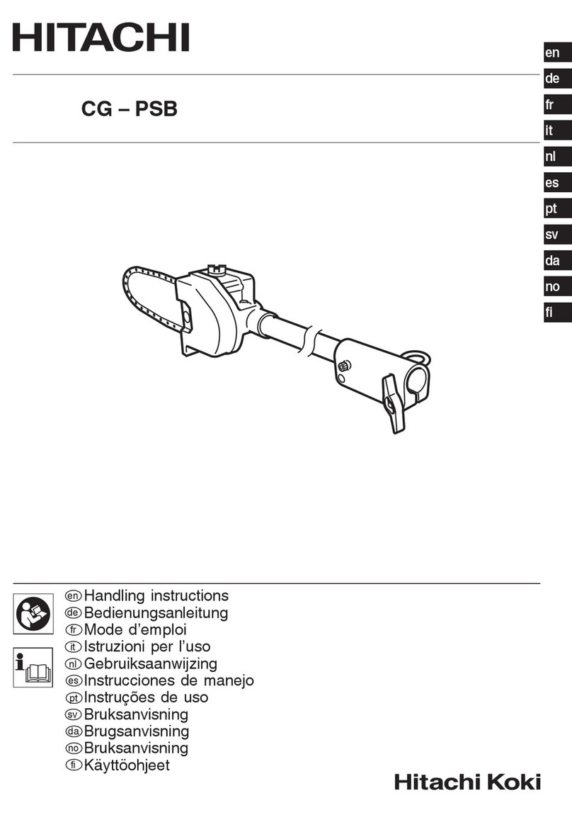 Hitachi CG-PSB User manual