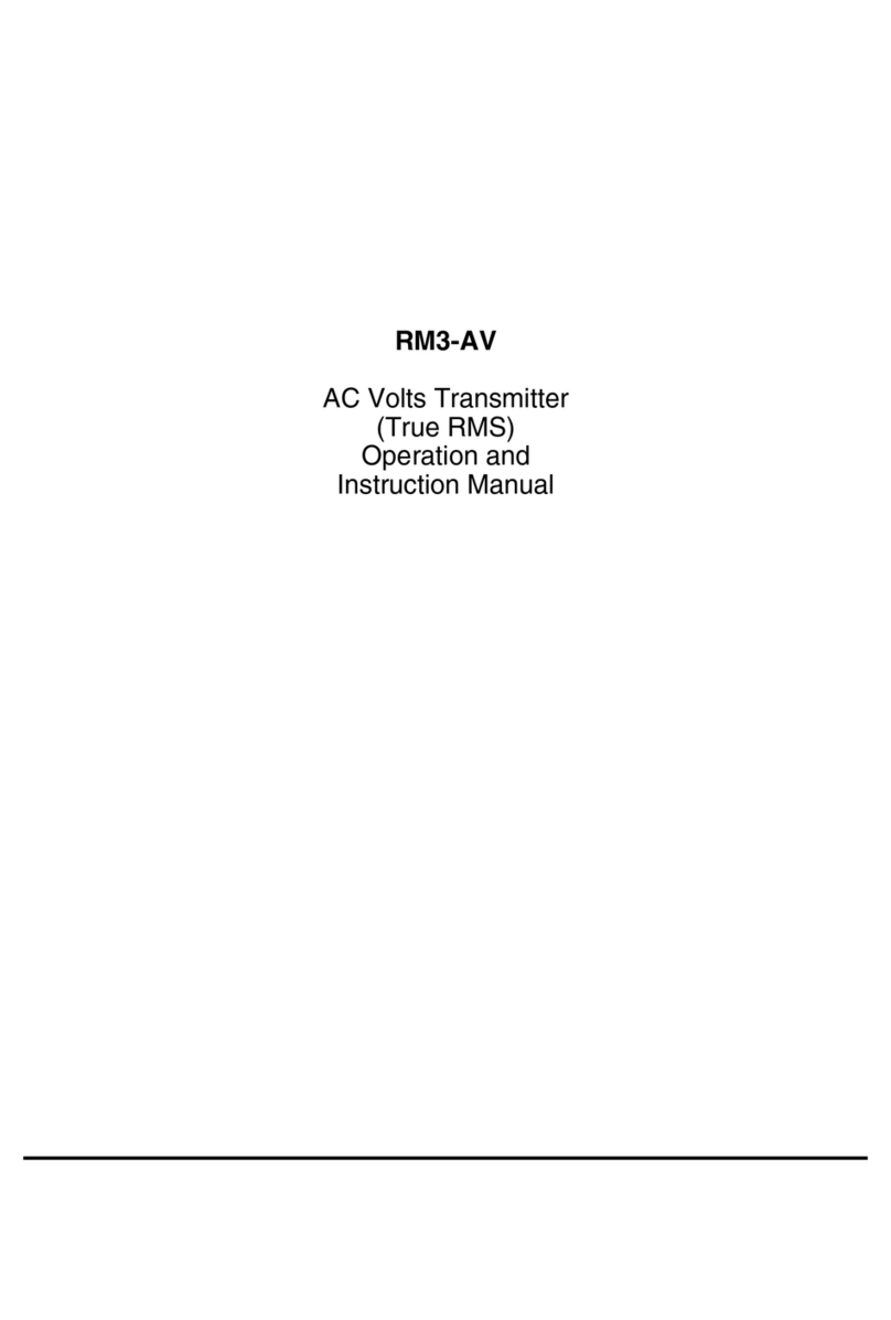 AMALGAMATED INSTRUMENT RM3-AV Operation and instruction manual AMALGAMATED INSTRUMENT RM3-AV Operation and instruction manual
