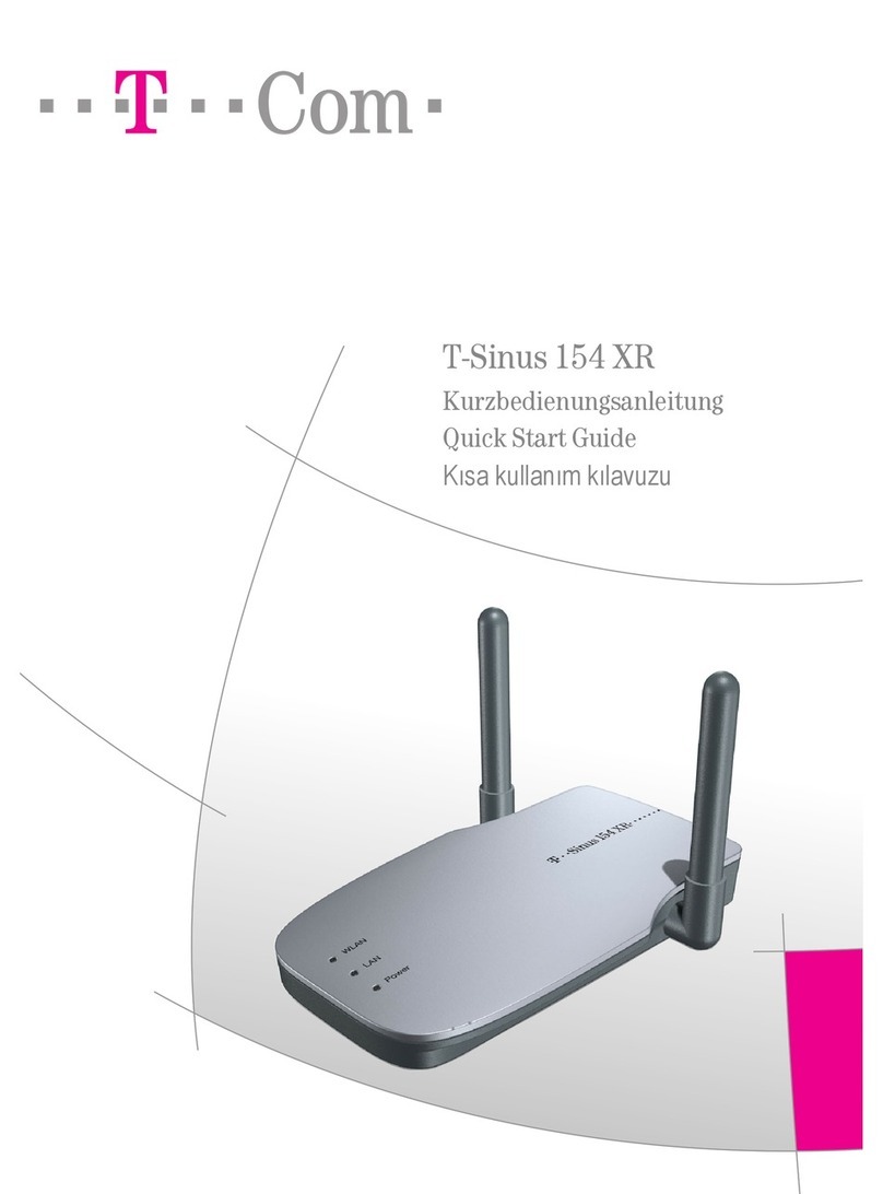 T-COM T-Sinus 154 XR User manual