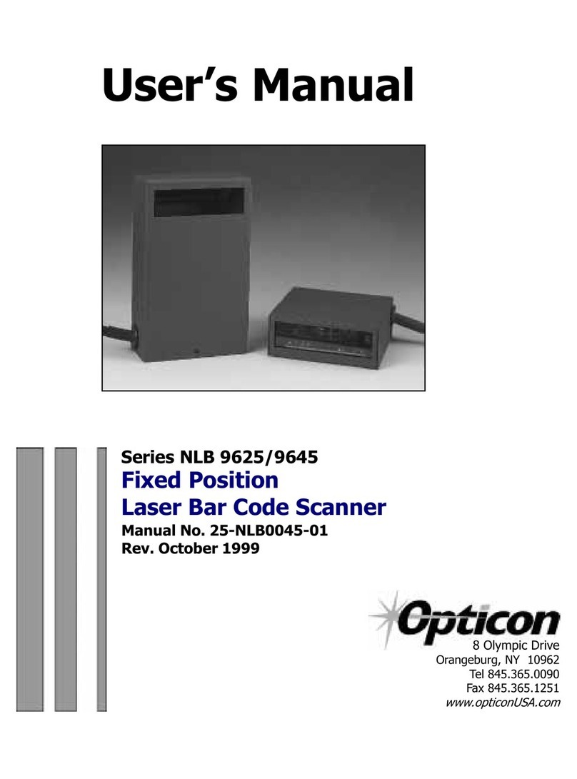 Opticon NLB 9625 User manual
