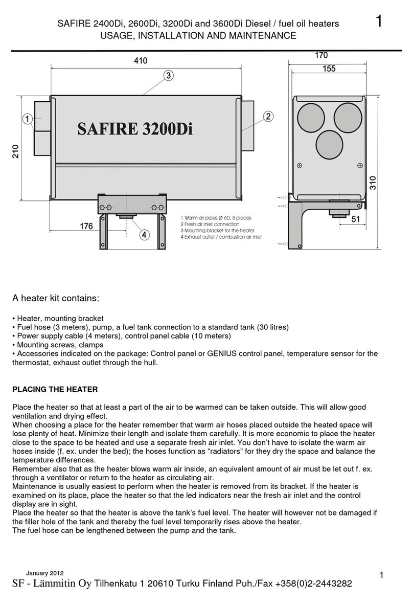 Safire 2400Di Usage, installation and maintenance