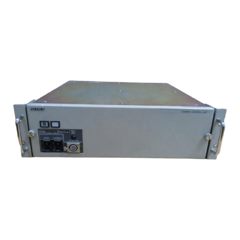 Sony CCU-700A User manual